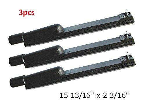 Vicool Cast Iron Barbecue Gas Grill Replacement Burner for Jennair, Lowes Model Grills, hyB630 (3-pack)