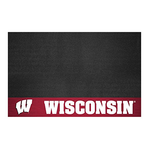 Fanmats NCAA University of Wisconsin Badgers Vinyl Grill Mat