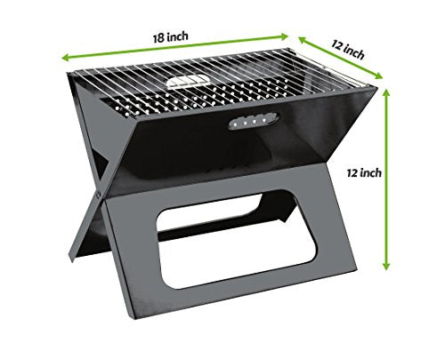 Cedar Trail Original Compact Portable & Folding Stowaway BBQ Charcoal Grill