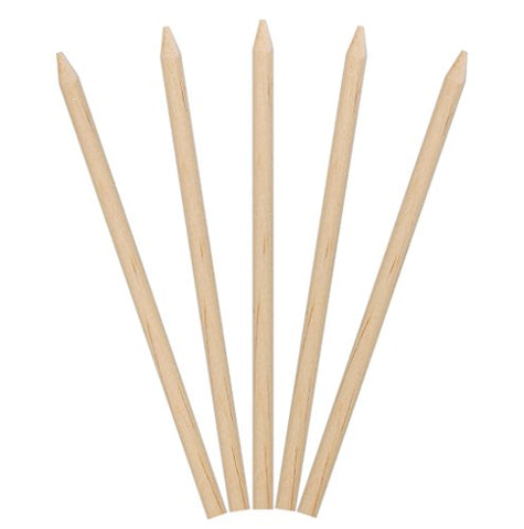 KingSeal 5.5 Inch 6.5mm Wood Candy Apple Skewers