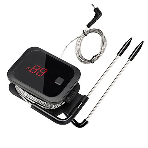 Inkbird 150ft Digital Cooking Bluetooth Wireless Grill Meat Oven BBQ Thermometer with Stainless Steel Probe ¡­