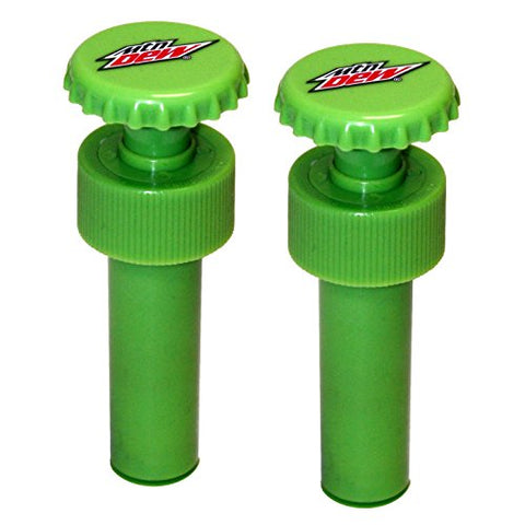 Jokari Mountain Dew Modern Logo Fizz Keeper Pump Cap Soda Bottle