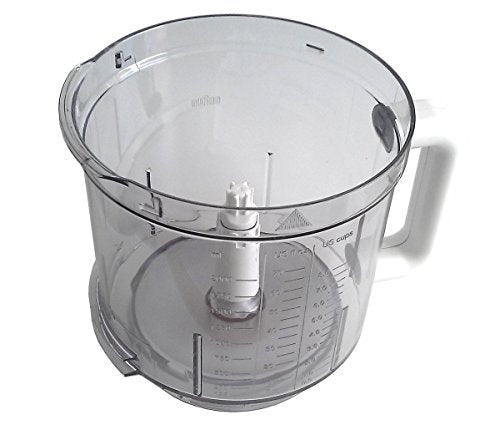 Replacement Bowl For Braun Food Processors Fits Models K650 K600 K700 K750 FP3010 FX3030WH