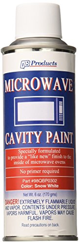 QB Products 98QBP0302 Microwave Cavity Paint, 6 oz, Snow White