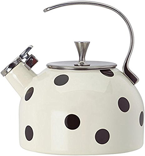 KSNY All in Good Taste 856751 Metal Deco Dot Kettle, No Color