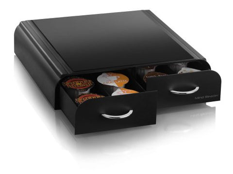 Mind Reader "Anchor" Coffee Pack Drawer for Keurig Vue Packs, Keurig K-Cups, Nespresso Capsules, CBTL/Verismo Pods or Tassimo T-Discs