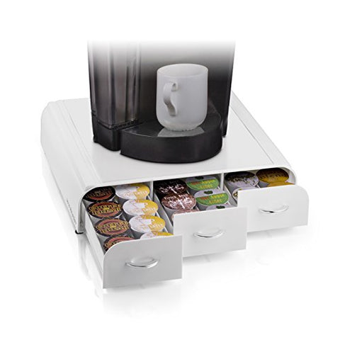 Mind Reader "Anchor" Coffee Pack Drawer for Keurig Vue Packs, Keurig K-Cups, Nespresso Capsules, CBTL/Verismo Pods or Tassimo T-Discs