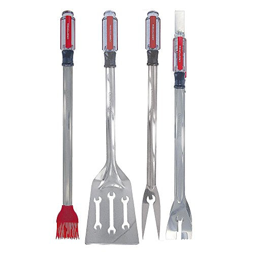 Craftsman 4 Pc. Barbecue BBQ Gift Set Flipper