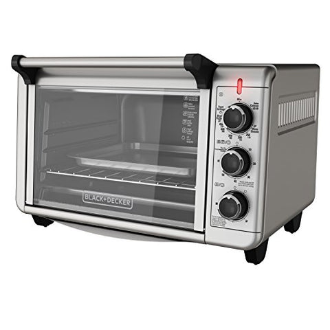 BLACK+DECKER TO1675B 6-Slice Convection Countertop Toaster Oven