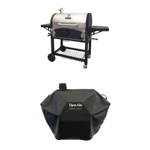 Dyna-Glo DGN576SNC-D Dual Zone Premium Charcoal Grill