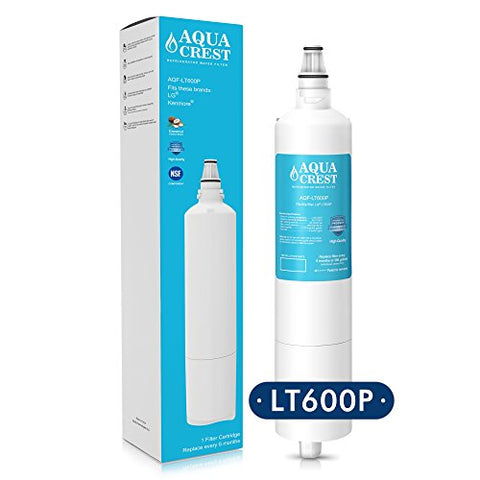 AquaCrest LT600P Refrigerator Water Filter Replacement LG LT600P, 5231JA2006B, 5231JA2006A, KENMORE 46-9990, 9990 Water Filter