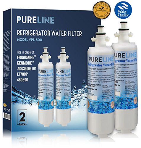 LG LT700P Refrigerator Water Filter, LG ADQ36006101 Compatible Water Filter, Kenmore 46-9690 (9690) Compatible Water Filter Replacement - Refrigerator - Also Fits WSL-3,WF700