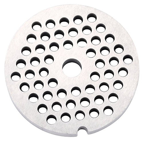 Avan-Pacific #12 Stainless Steel Meat Grinder Cutting Plate / Sausage Plate Only For MetalGear Meat Grinder UMG-3010
