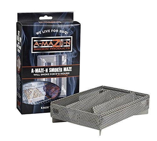 A-MAZE-N Maze 5" L x 8" W Pellet Smoker Prefilled