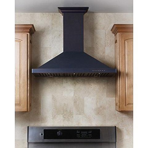 Z Line 8KBB-30 760 CFM Wall Mount Range Hood with Black Finish