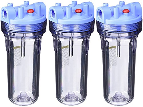Pentek 3G-STANDARD-CLEAR-34-PR10 Whole House Water Filtration System Housing