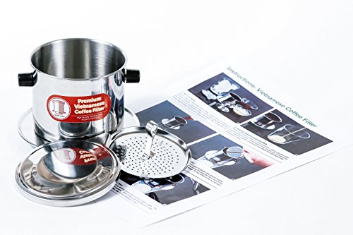 Vietnamese Coffee Filter Set. Also known as a Vietnamese Coffee Maker or Press Extra Large
