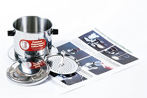 Vietnamese Coffee Filter Set. Also known as a Vietnamese Coffee Maker or Press Extra Large