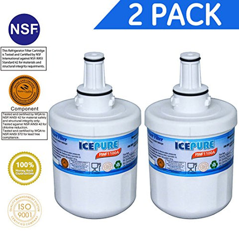 IcePure DA2900003G Refrigerator Water Filter Replacement Samsung DA2900003G,HAFIN1,PUR W10132126,RWF1000A