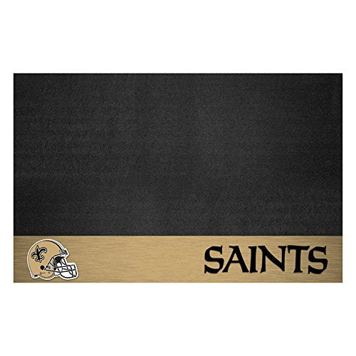 FANMATS NFL New Orleans Saints Vinyl Grill Mat