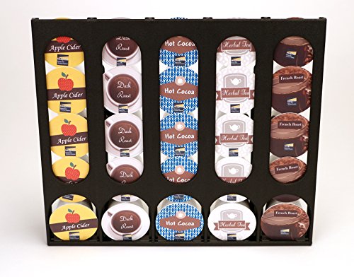 The Cupboard Caddy, Compatible with Keurig K-cup Size Pods, Premium Storage Dispenser, Holder & Stand