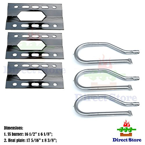 Direct store Parts Kit DG110 Replacement Nexgrill 720-0011,720-0047-U Gas Grill Burner and Heat Plate - 3 Pack