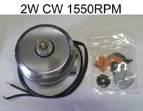 WR60X187 REFRIGERATOR CONDENSER FAN MOTOR REPLACEMENT - 2W CW 1550RPM - REPLACES MANY BRAND MOTORS AT MORE AFFORDABLE PRICE