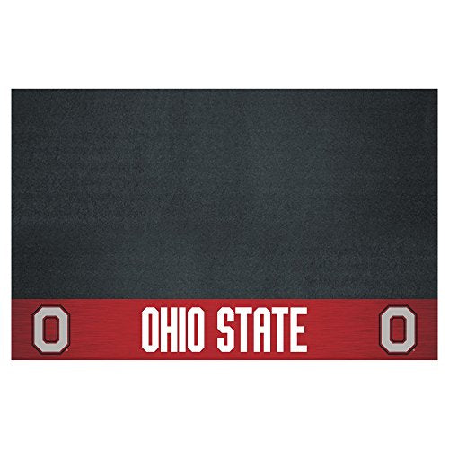 Fanmats NCAA Ohio State University Buckeyes Vinyl Grill Mat