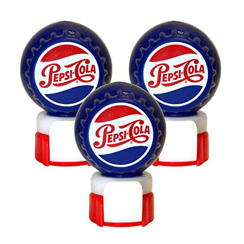 Jokari Pepsi Heritage Logo Fizz Keeper Pump and Pour Soda Bottle