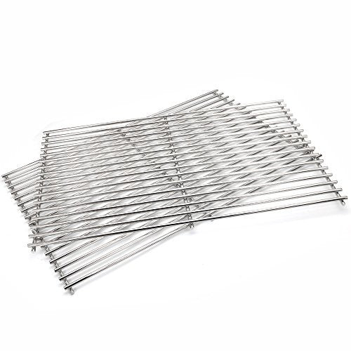 Quality Replacement Weber 7528(set of 2) Stainless Steel Cooking Grates for Weber Genesis E and S Series Gas Grills