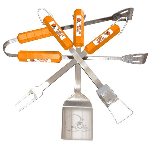 NFL Cleveland Browns 4-Piece Barbecue Set