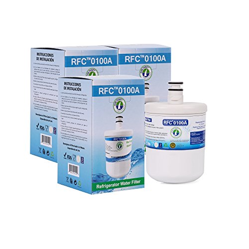 OnePurify RFC0100A3PK LT500P 5231JA2002A, 46-9890 Compatible Refrigerator Water Filter (3 Pack)