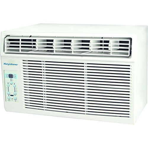 Keystone KSTAW06C 6000 BTU 115V Window-Mounted Air Conditioner with Follow Me LCD Remote Control