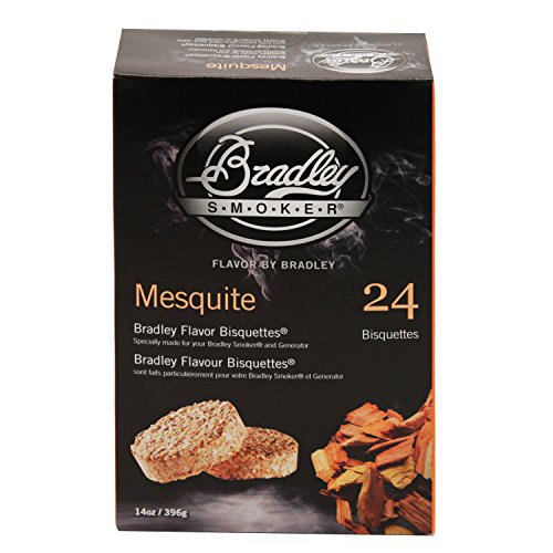 Bradley Smoker BTMQ24 Mesquite Flavored Banquettes Smokers, 24-Pack