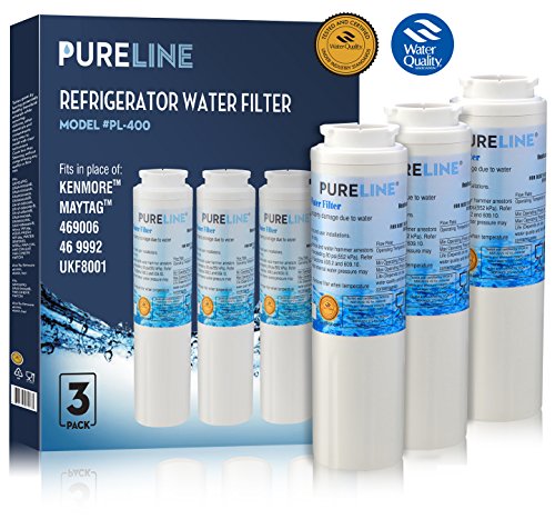 Maytag UKF8001 PUR Fast Flow Water Filter Replacement UKF8001AXX, EDR4RXD1, Whirlpool 4396395, Puriclean II, Kenmore 9006 By Pure Line
