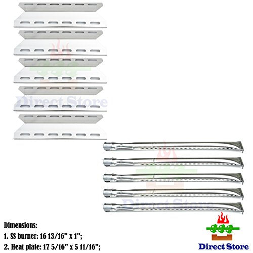 Direct store Parts Kit DG106 Replacement Charmglow 720-0234,Nexgrill 720-0033,720-0234,720-0289 Grill Burner and Heat Plate -5pack