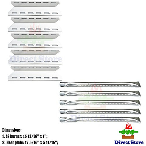 Direct store Parts Kit DG106 Replacement Charmglow 720-0234,Nexgrill 720-0033,720-0234,720-0289 Grill Burner and Heat Plate -5pack