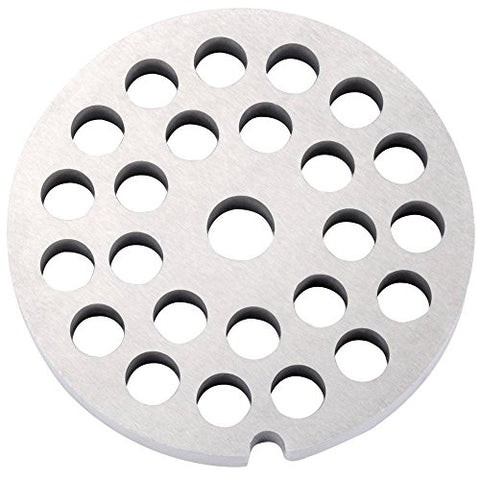 Avan-Pacific #12 Stainless Steel Meat Grinder Cutting Plate / Sausage Plate Only For MetalGear Meat Grinder UMG-3010