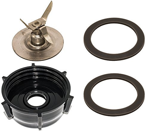 Blendin Ice Crusher Blade with Replacement Jar Base Cap, 2 Rubber O Ring Sealing Ring Gaskets Combo,Fits Oster