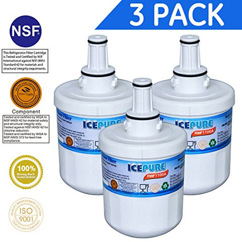 IcePure DA2900003G Refrigerator Water Filter Replacement Samsung DA2900003G,HAFIN1,PUR W10132126,RWF1000A