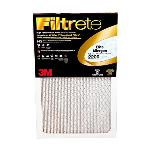 20x20x1 MPR 2200 Filtrete Elite Allergen Reduction Filter - Single