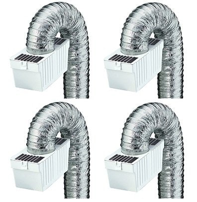 Deflecto Dryer Lint Trap Kit, Supurr-Flex Flexible Metallic Duct