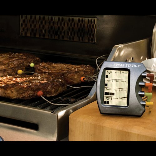 Charcoal Companion Steak Station Digital Meat Thermometer