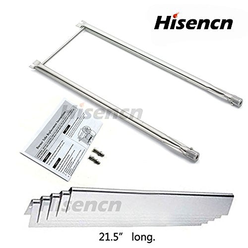 Hisencn Replacement Weber Spirit 500 and Genesis Silver a Grills Repair Kit Stainless Steel Flavorizer Bars and Stainless-steel Burner Tube Set