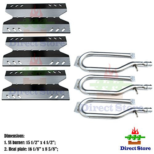 Direct store Parts Kit DG186 Replacement Outdoor Gourmet; Kenmore Sears; Sam's Club; BBQ Pro Gas Grill Burners, Heat Plates