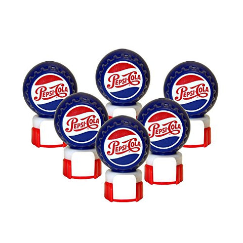 Jokari Pepsi Heritage Logo Fizz Keeper Pump and Pour Soda Bottle