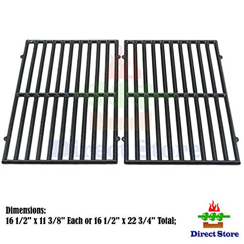 Direct store Parts DC119 Polished Porcelain Coated Cast Iron Cooking grid Replacement Kenmore,Ellipse,ProChef,Vermont Castings, Gas Grill
