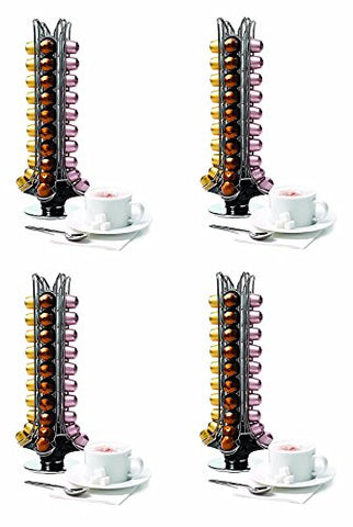 Prepara Espresso Capsule Carousel – Elegant USA designed - Smooth and Silent Rotation – Holds up to 50 Nespresso Capsules