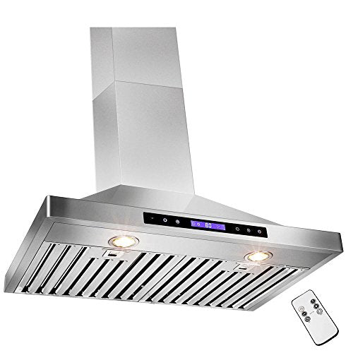 GOLDEN VANTAGE 30" Wall Mount Stainless Steel Range Hood With Remote GVW30-B02