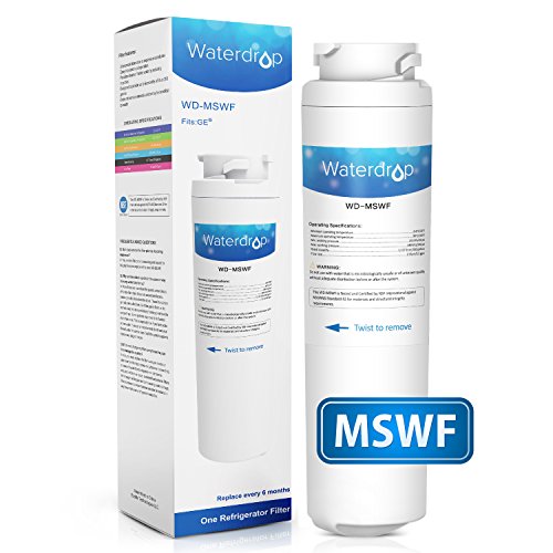 Waterdrop MSWF Replacement for GE MSWF 101820A Refrigerator Water Filter